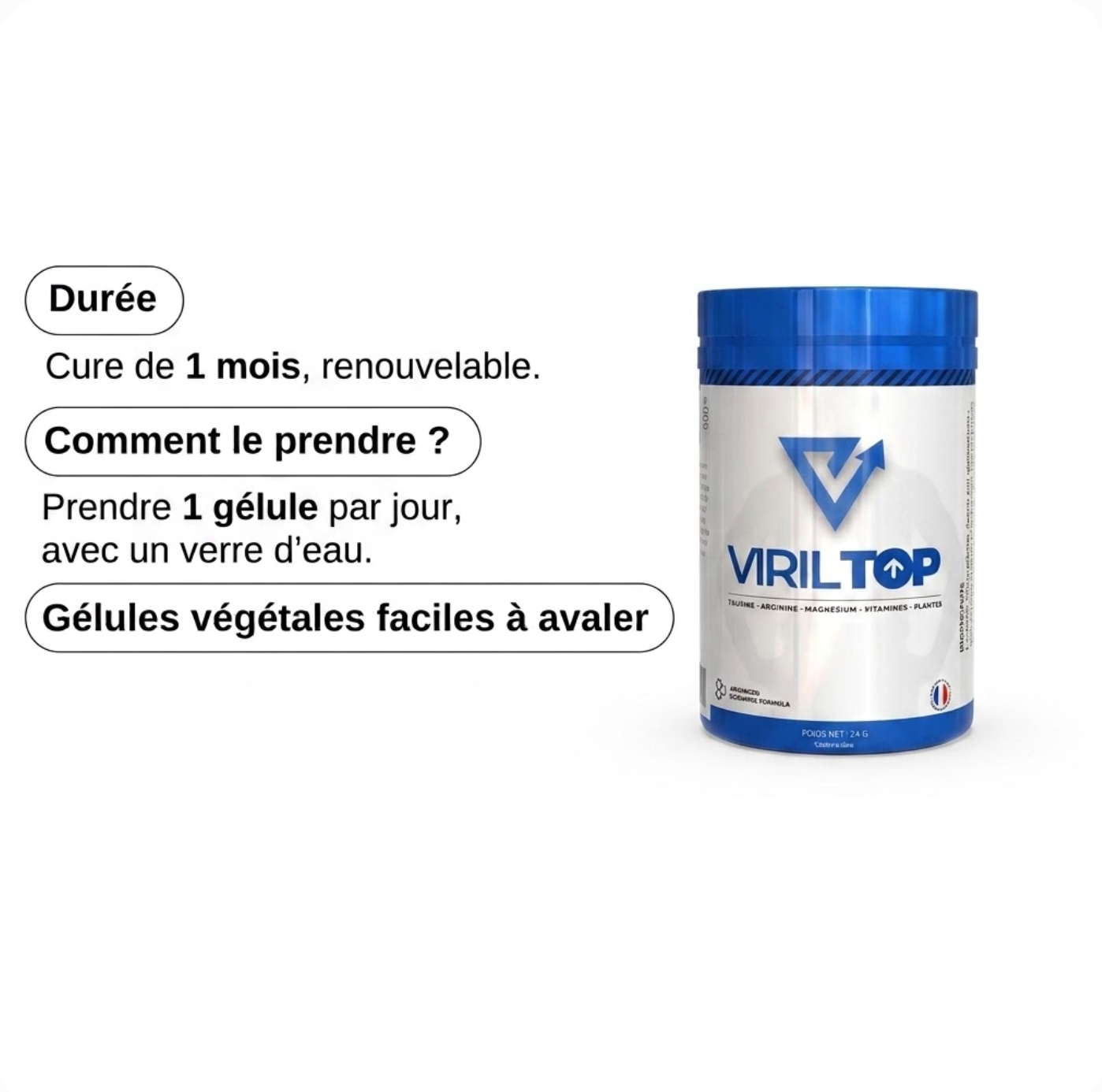Viril TOP - 60 Gélules