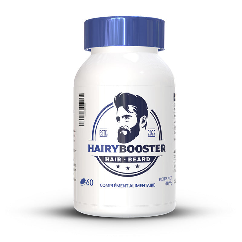 Hairy Booster - Double Action Cheveux & Barbe - 60 gélules