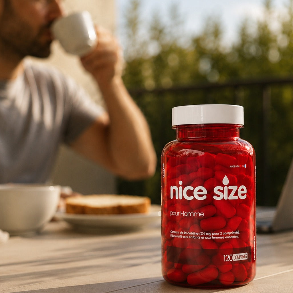 Nice Size - Fermeté, Tonus & Résistance Masculine - Format XL (120 Comprimés)
