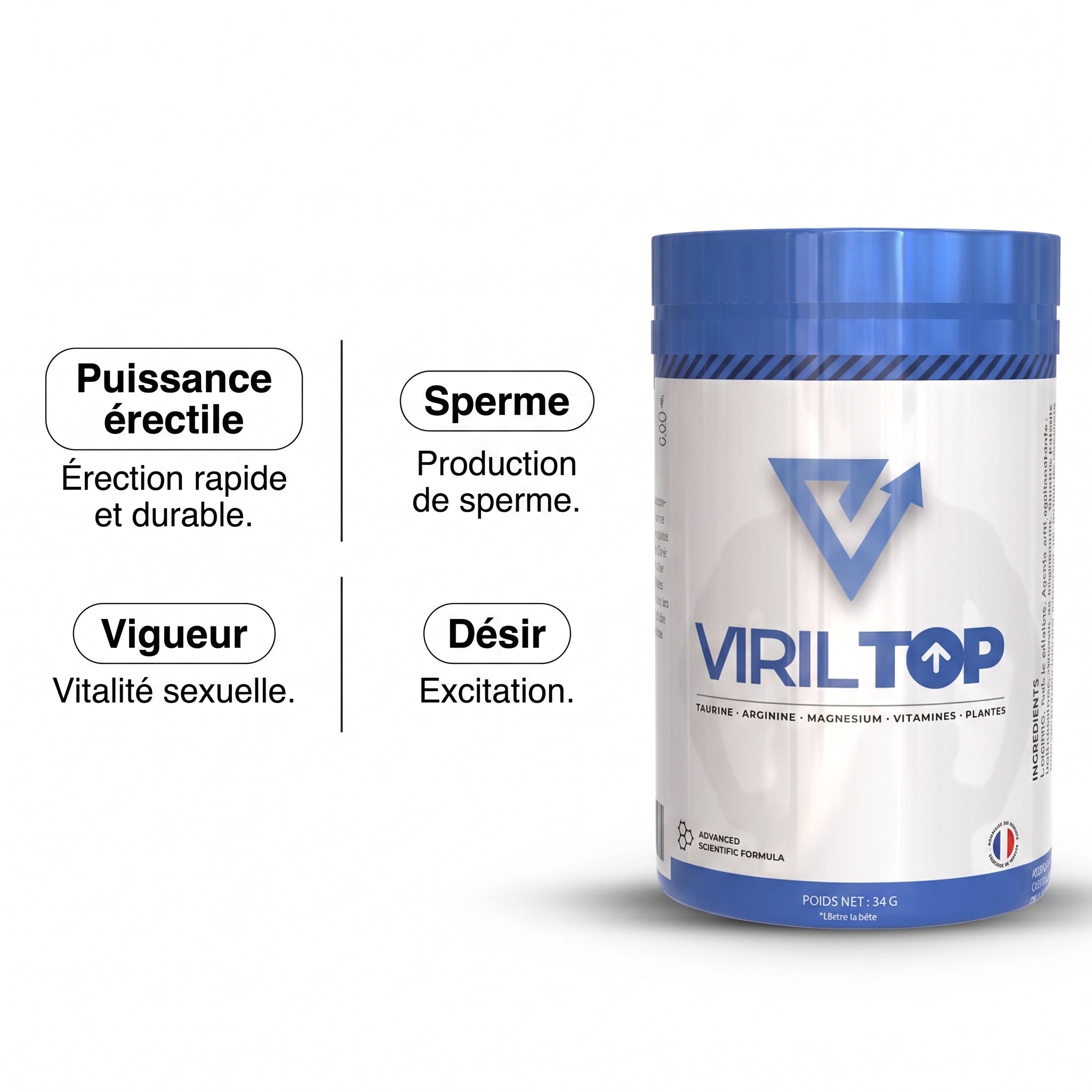Viril TOP - 60 Gélules